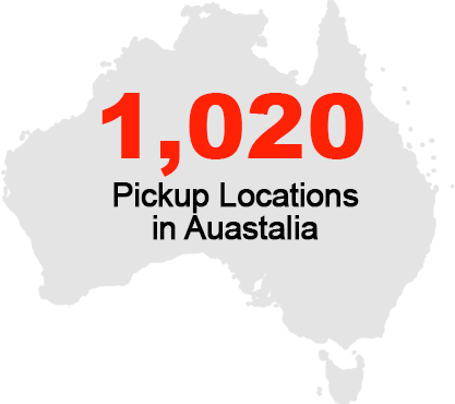 1,020 Pickup Locations in Australia