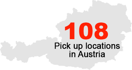 108 Pickup Locations in Austria