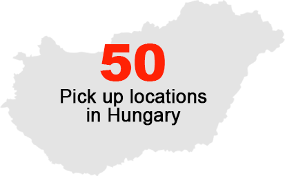 50 Pickup Locations in Hungary