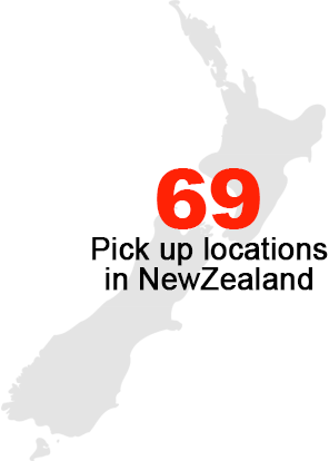 69 Pickup Locations in New Zealand