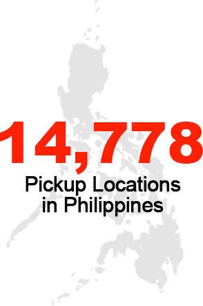 14,778 Pickup Locations in Philippines
