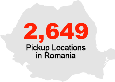2,649 Pickup Locations in Romania